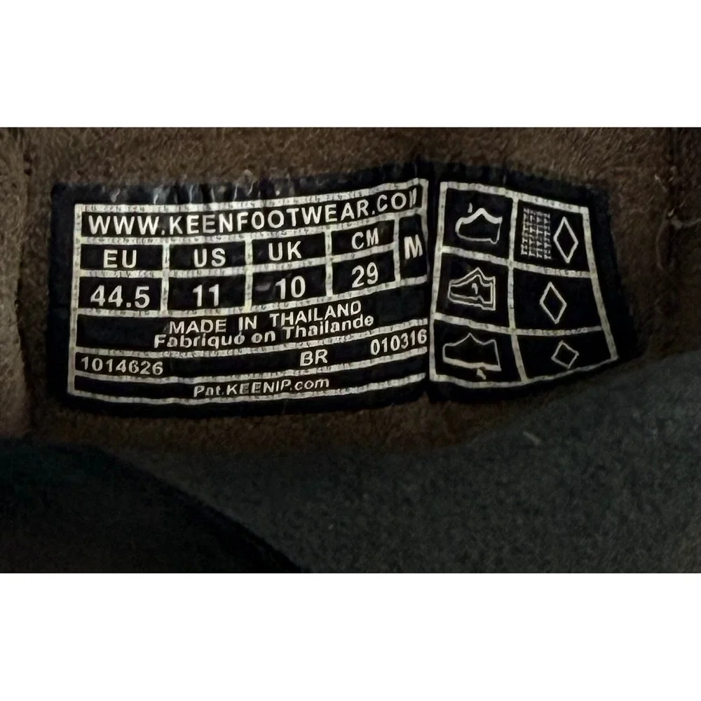 Keen Uneek Slide Men Brown Braided Cord Slip On Sandals 1014626 Size 11